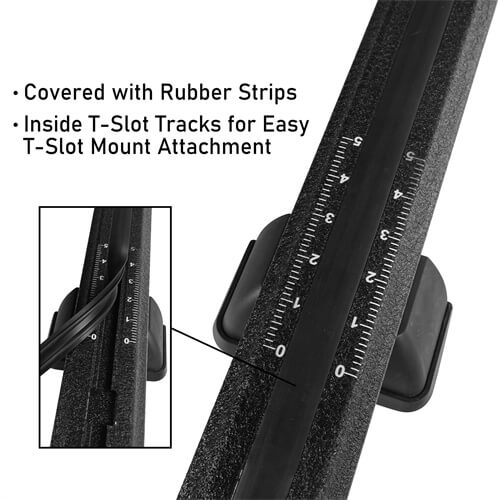 Heavy Duty Aluminum Truck Bed Rack Low Profile Adjustable Crossbars Rack For All Common Trucks - LandShaker4x4