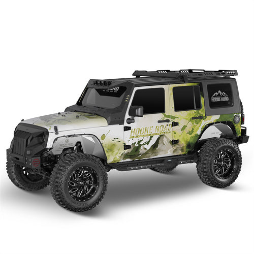 Front & Rear Aluminum Inner Fender Liners For 2007-2018 Jeep Wrangler JK - Landshaker4x4