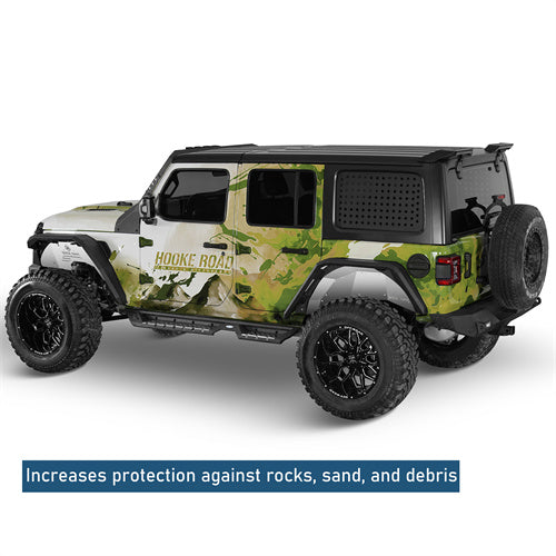Front & Rear Aluminum Inner Fender Liners For 2018-2025 Jeep Wrangler JL (Excluding Rubicon 3.6L Engine)- Landshaker4x4