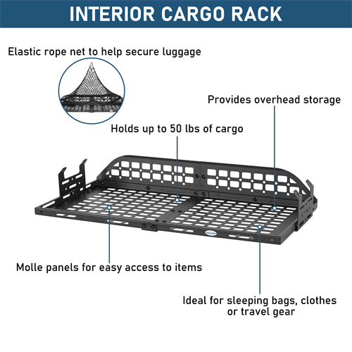Interior Cargo Rack For 2010-2023 Lexus GX460 - Landshaker4x4