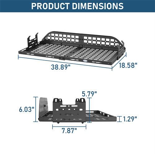 Interior Cargo Rack For 2010-2023 Lexus GX460 - Landshaker4x4