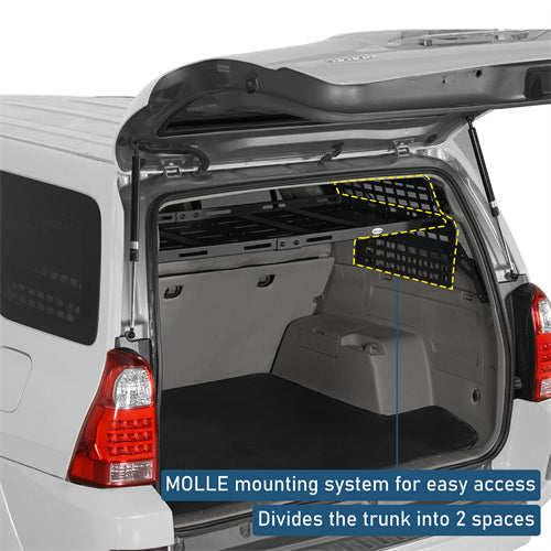 Rear Window Molle Panel & Interior Cargo Rack Kit For 2003-2009 Toyota 4Runner - Landshaker4x4