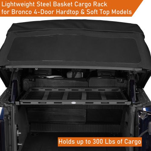 Interior Cargo Rack Luggage Carrier (21-24 Ford Bronco 4-Door) - LandShaker