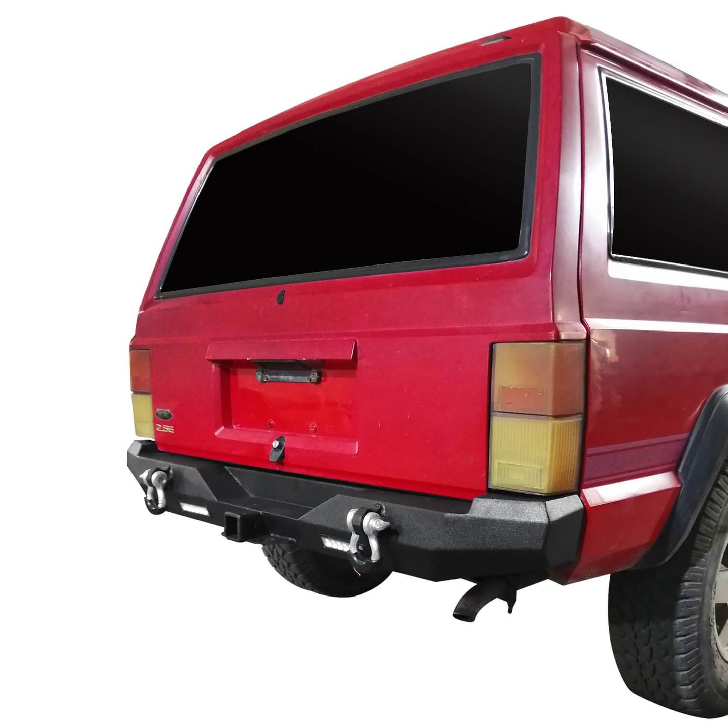 Discovery Rear Bumper w/LED Floodlights(84-01 Jeep Cherokee XJ)-LandShaker