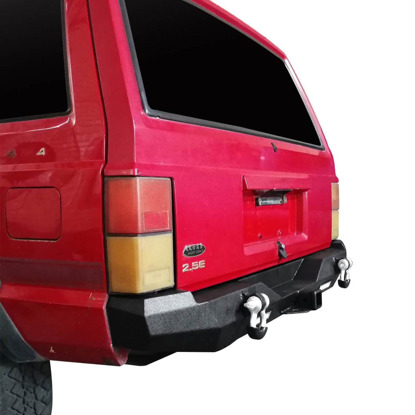 Discovery Rear Bumper w/LED Floodlights(84-01 Jeep Cherokee XJ)-LandShaker