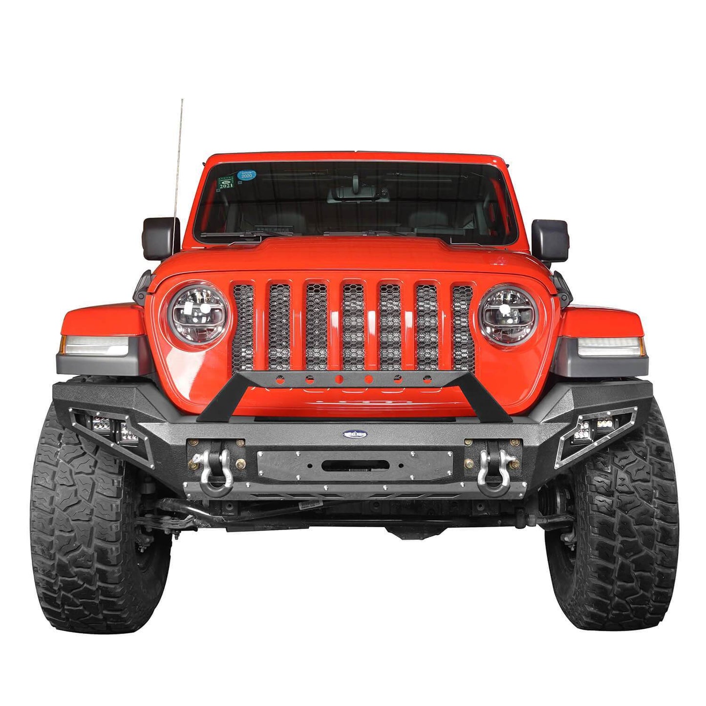 Full Width Front Bumper w/Winch Plate(18-25 Jeep Wrangler JL)-LandShaker