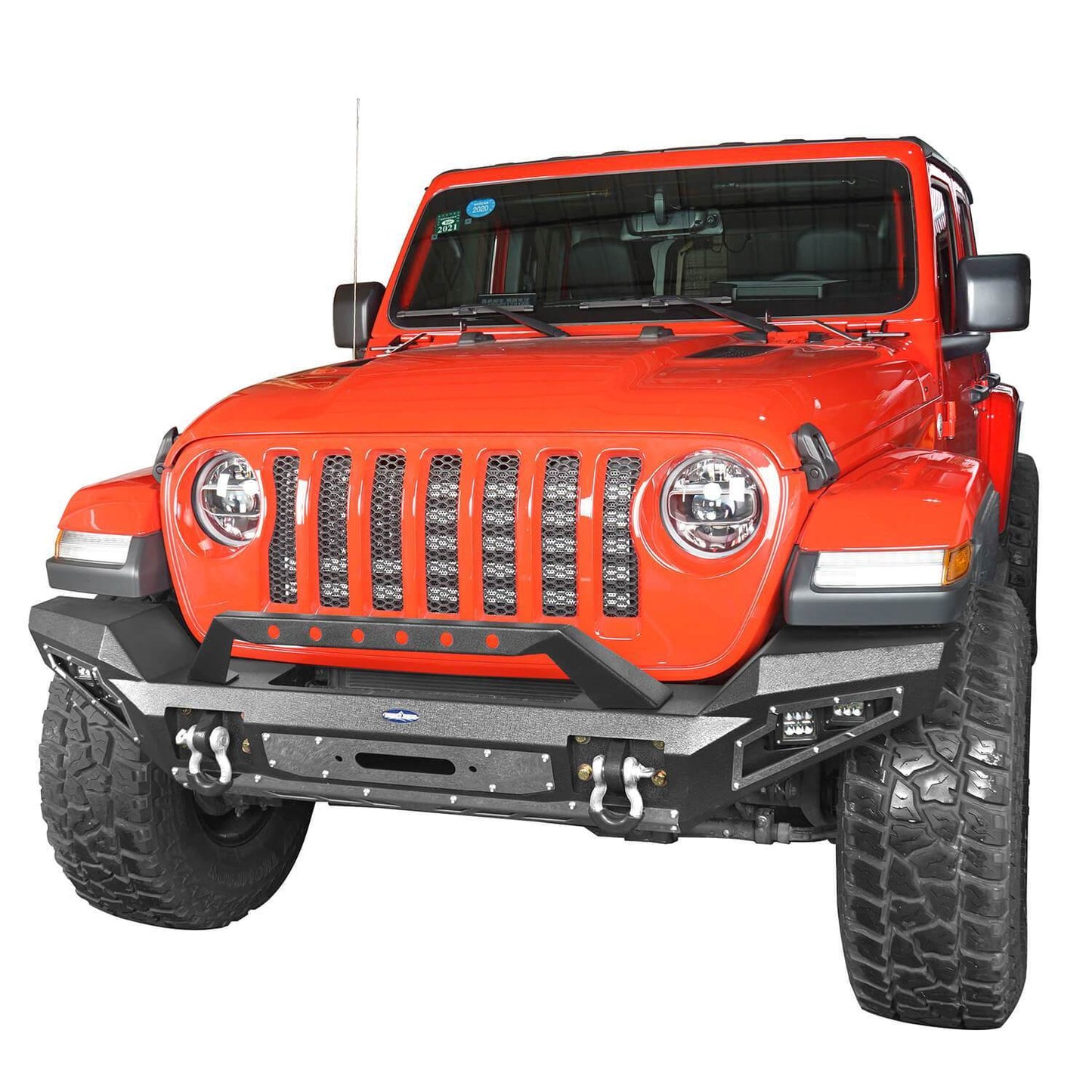 Full Width Front Bumper w/Winch Plate(18-25 Jeep Wrangler JL)-LandShaker