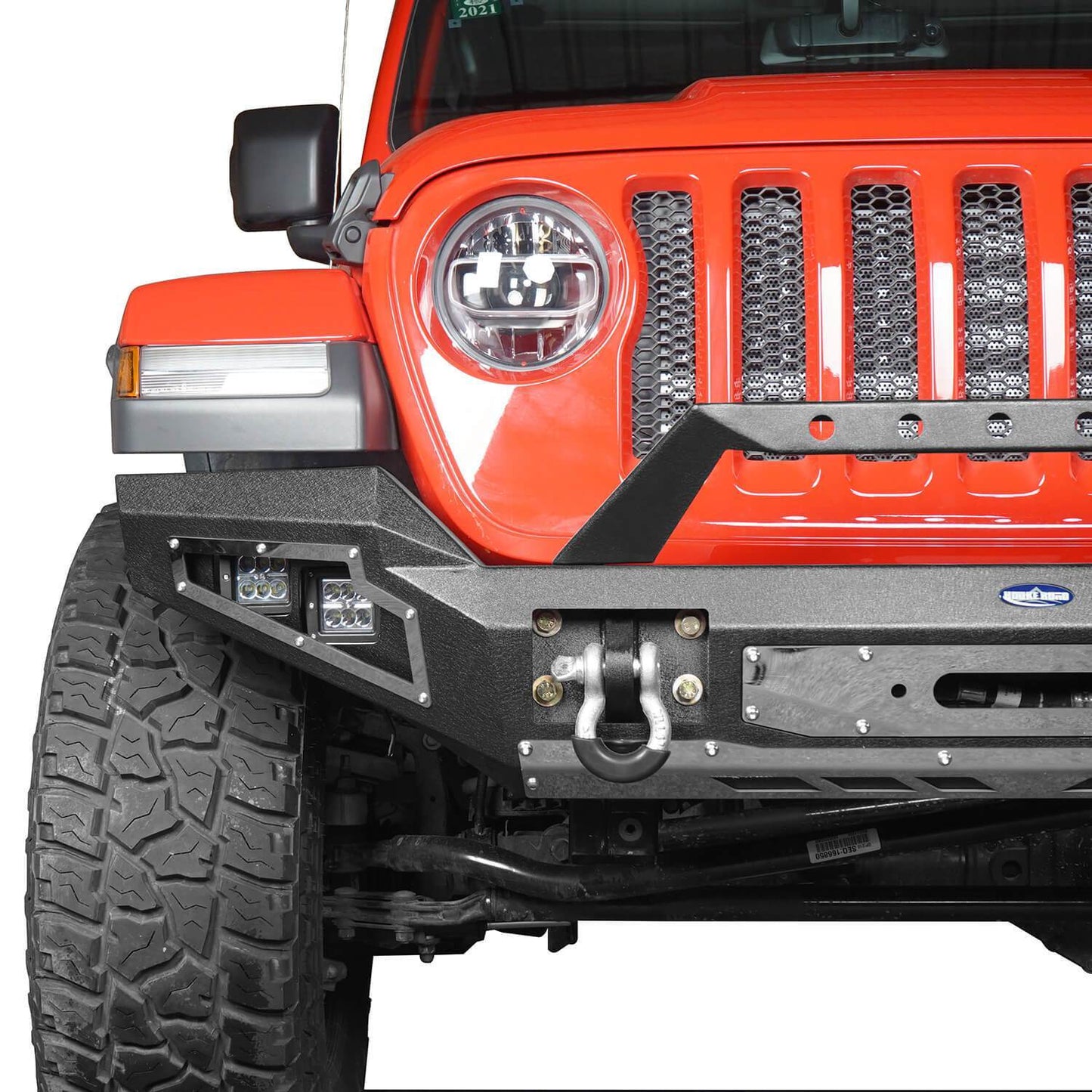 Full Width Front Bumper w/Winch Plate(18-25 Jeep Wrangler JL)-LandShaker