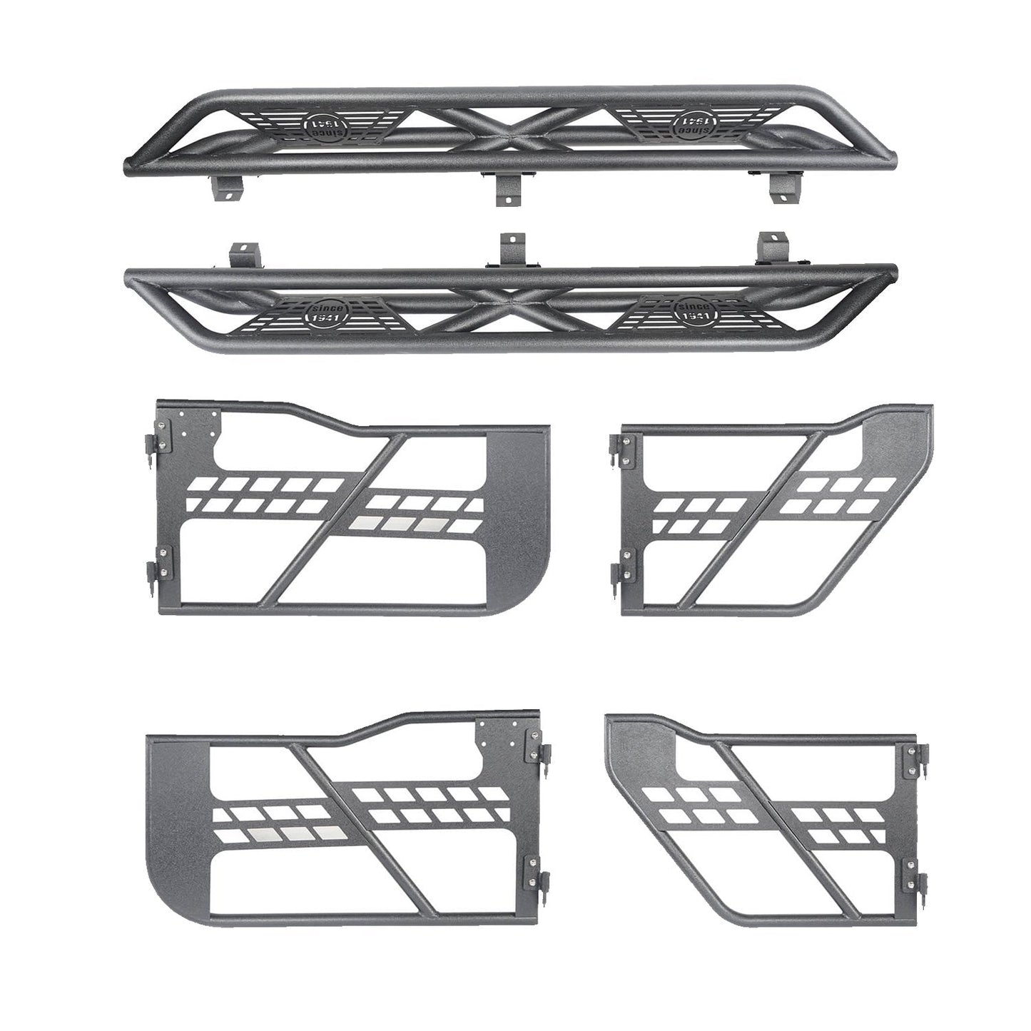 4 Door Tubular Door & Running Boards(18-25 Jeep Wrangler JL)-LandShaker