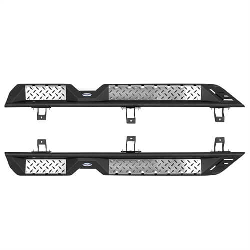 Steel Nerf Side Step Bars (18-25 Jeep Wrangler JL 4 Door)-LandShaker
