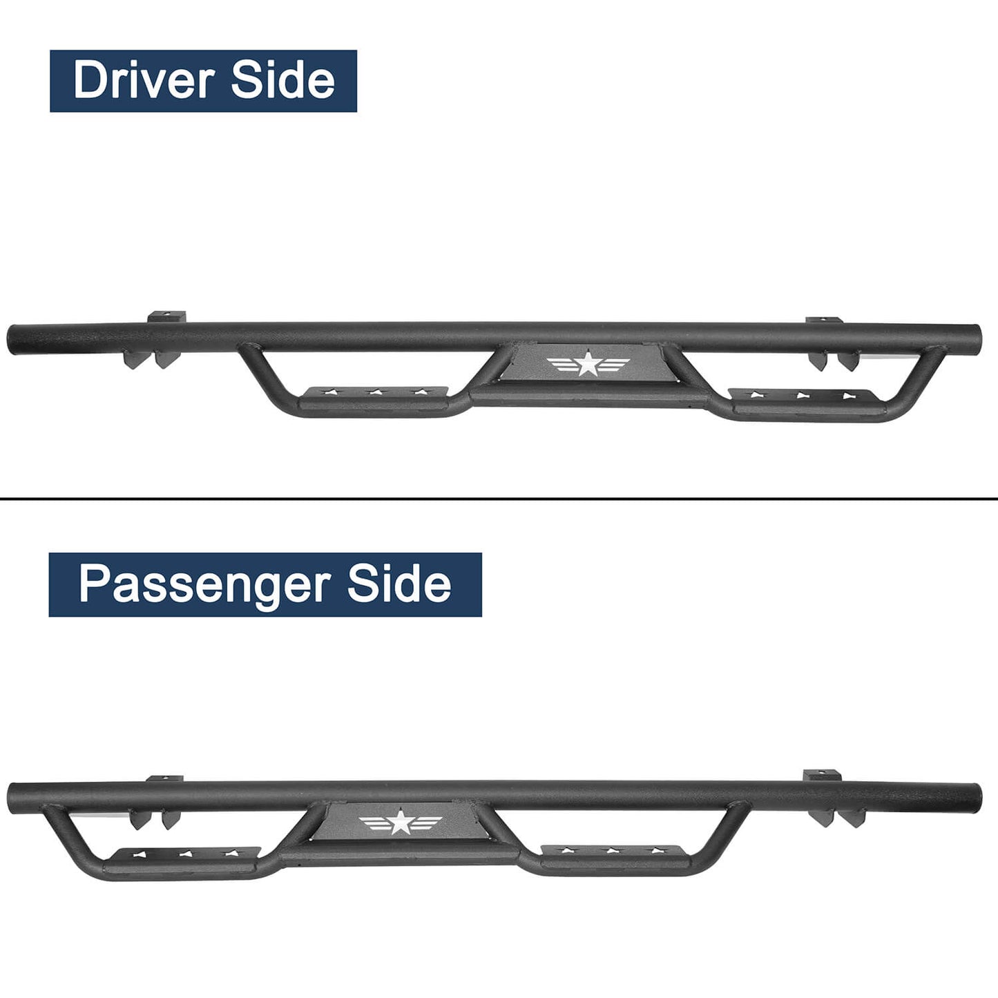Side Steps Running Boards(18-25 Jeep Wrangler JL 4 Door)-LandShaker