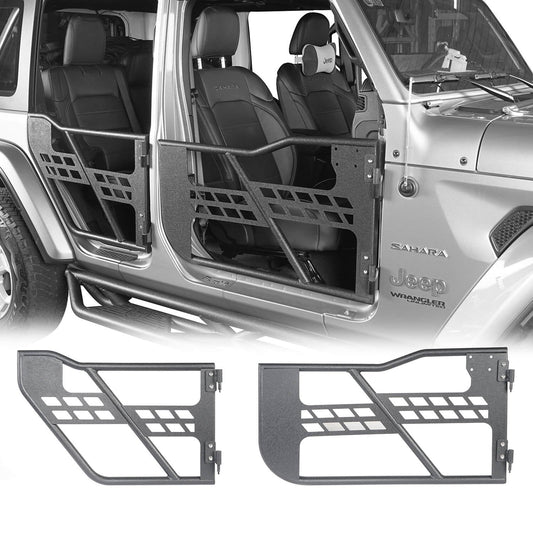 Door Tubular Door Guards Rock Crawler(18-25 Jeep Wrangler JL & 20-25 Jeep Gladiator JT)-LandShaker