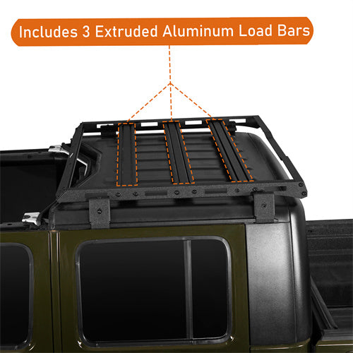 Discovery Cargo Roof Rack (20-25 Jeep Gladiator JT Hardtop) - LandShaker