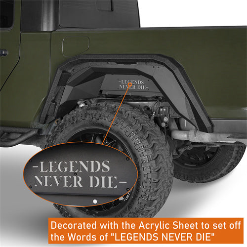 20-25 Jeep Gladiator JT Rear Inner Fender Liners - LandShaker