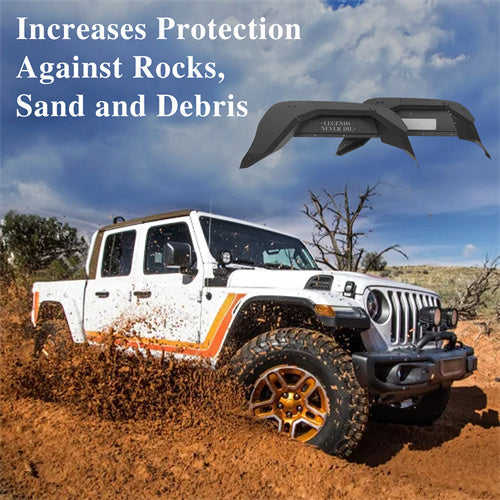 20-25 Jeep Gladiator JT Rear Inner Fender Liners - LandShaker