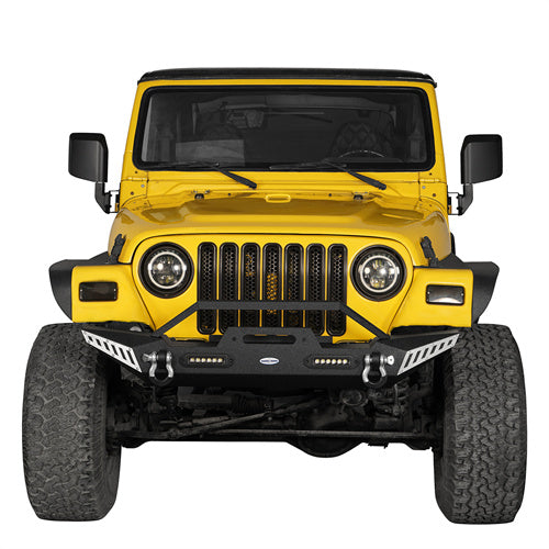 Stubby Front Bumper & Different Trail Rear Bumper Combo(97-06 Jeep Wrangler TJ YJ)-LandShaker