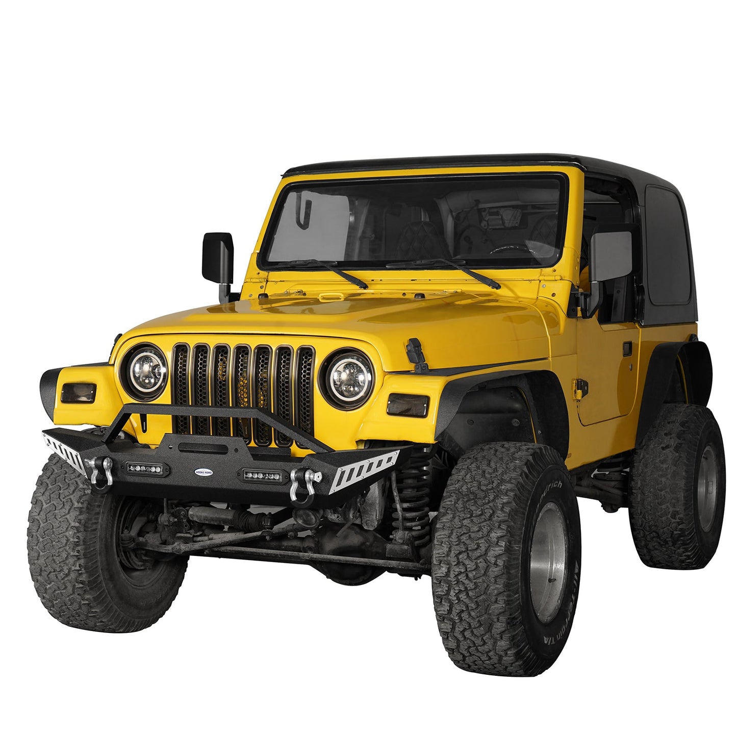 Blade Stubby Front Bumper & Explorer Rear Bumper Combo(87-06 Jeep Wrangler TJ YJ)-LandShaker