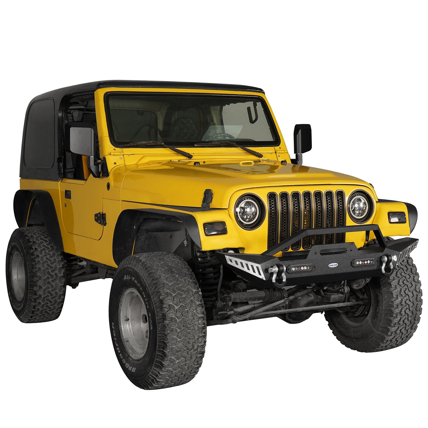 Blade Stubby Front Bumper & Explorer Rear Bumper Combo(87-06 Jeep Wrangler TJ YJ)-LandShaker