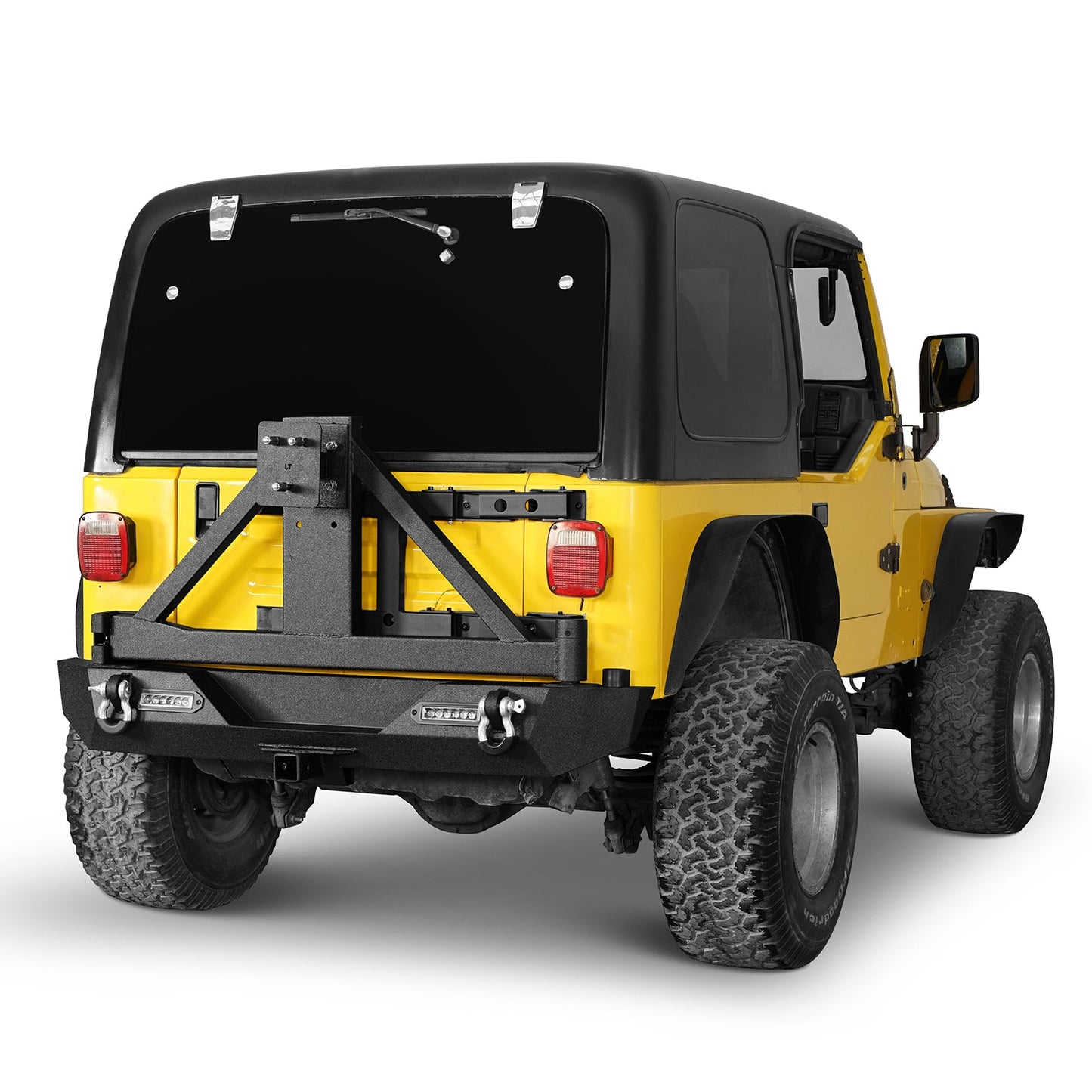 Blade Stubby Front Bumper & Explorer Rear Bumper Combo(87-06 Jeep Wrangler TJ YJ)-LandShaker