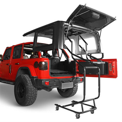 Jeep Hard Top Lift Holder Rack (97-25 Jeep Wrangler TJ & JK & JL & Ford Bronco 4-Door) - LandShaker