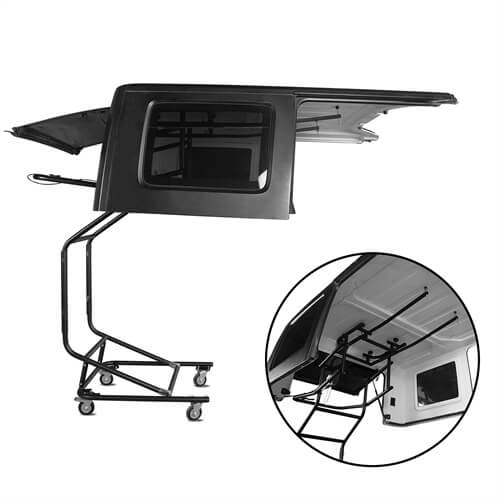 Jeep Hard Top Lift Holder Rack (97-25 Jeep Wrangler TJ & JK & JL & Ford Bronco 4-Door) - LandShaker
