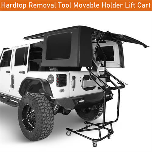 Jeep Hard Top Lift Holder Rack (97-25 Jeep Wrangler TJ & JK & JL & Ford Bronco 4-Door) - LandShaker