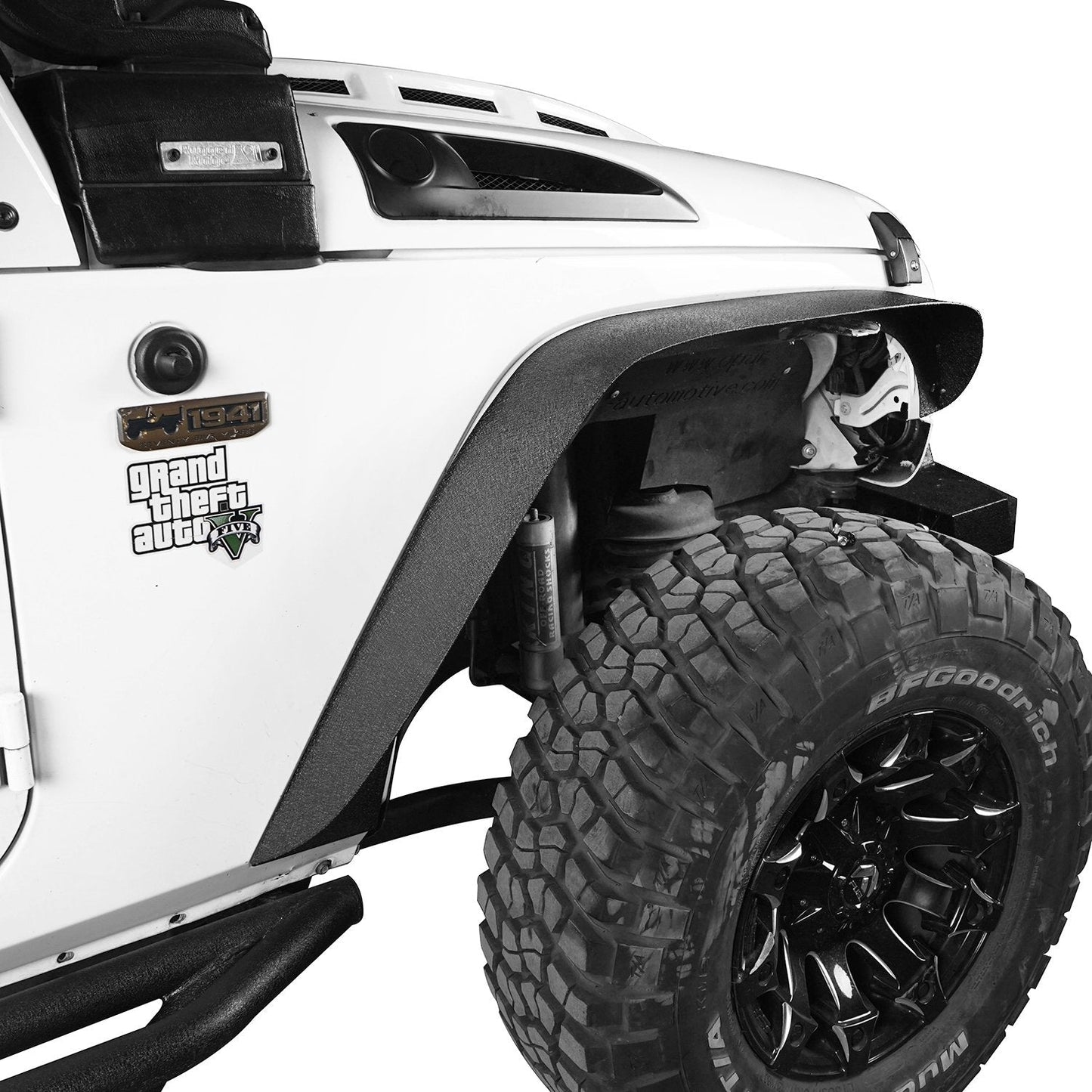 Flat Fender Flares(07-18 Jeep Wrangler JK)-LandShaker