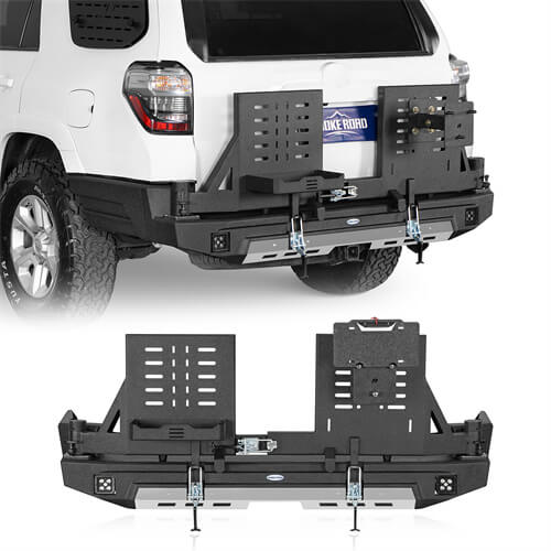 KarooCargo Rear Bumper w/ 5.3-Gallon Jerry Can Holder For 2010-2024 Toyota 4Runner - LandShaker