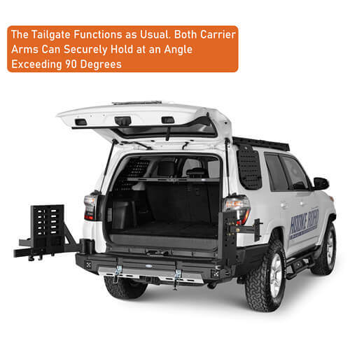 KarooCargo Rear Bumper w/ 5.3-Gallon Jerry Can Holder For 2010-2024 Toyota 4Runner - LandShaker