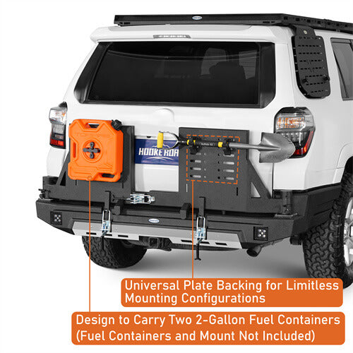 KarooCargo Rear Bumper w/ 5.3-Gallon Jerry Can Holder For 2010-2024 Toyota 4Runner - LandShaker