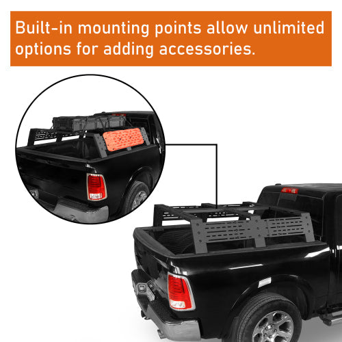 12.2" High Overland Truck Bed Rack - LandShaker