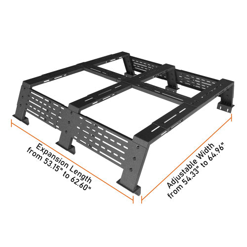 12.2" High Overland Truck Bed Rack - LandShaker