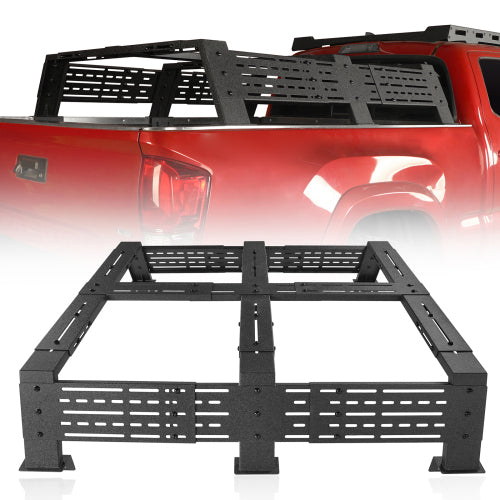 12.2" High Overland Bed Rack (Toyota Tacoma & Tundra) - LandShaker