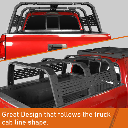18.8" High Overland Bed Rack for Toyota Tacoma & Tundra 6' Bed  - LandShaker