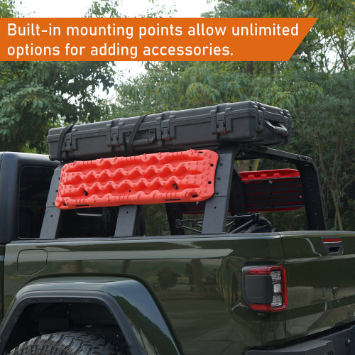 18.8" High Overland Bed Rack (Jeep Gladiator JT & Toyota Tacoma) - LandShaker