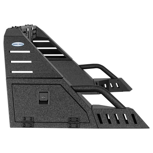 20.7" High Adjustable Roll Bar w/ LED Spotlights & Storage Boxes For Mid-Size Pickup Trucks - LandShaker