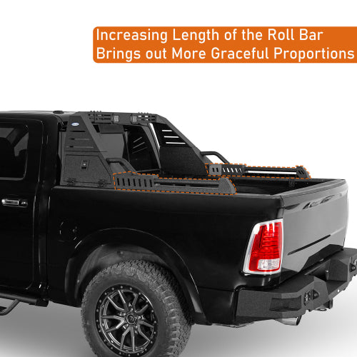 Adjustable Truck Roll Bar Extension Kit - LandShaker