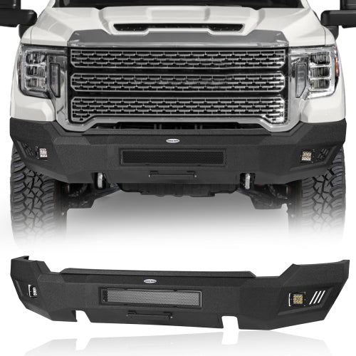LandShaker Front Bumper w/ LED Spotlights (20-23 GMC Sierra 2500HD)