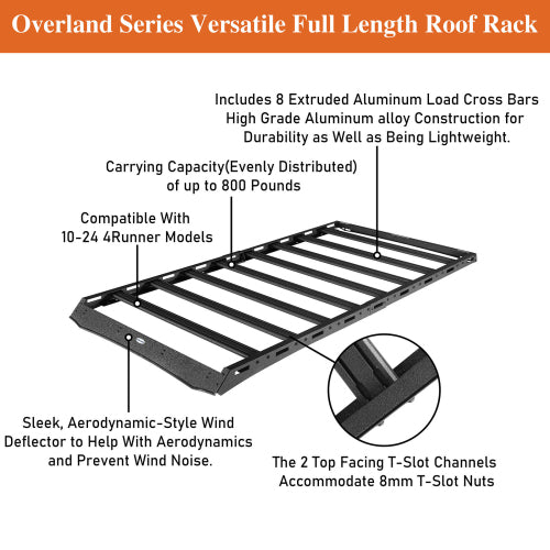 Aluminum Roof Rack (2010-2024 Toyota 4Runner ) - LandShaker