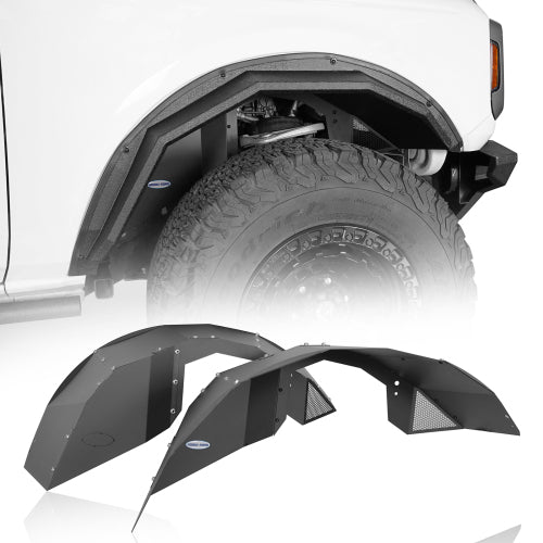 LandShaker Front Inner Fender Liners (21-24 Ford Bronco, Excluding Raptor)