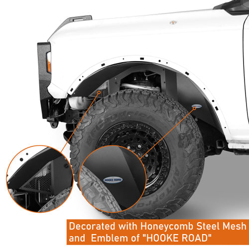 LandShaker Front Inner Fender Liners (21-24 Ford Bronco, Excluding Raptor)