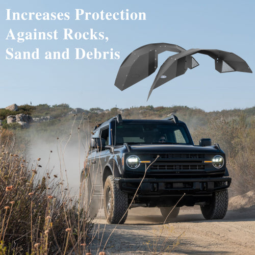 LandShaker Front Inner Fender Liners (21-24 Ford Bronco, Excluding Raptor)