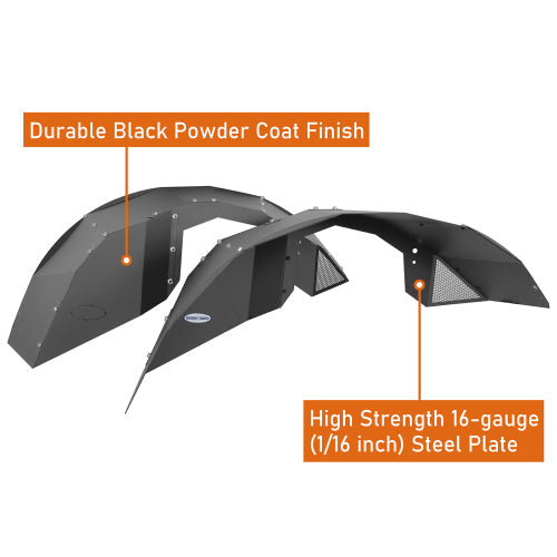 LandShaker Front Inner Fender Liners (21-24 Ford Bronco, Excluding Raptor)