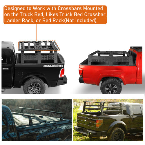 Full-Size Truck Bed Rack Cargo Carrier Platform (Ford F-150 & Ram 1500 & Chevy Silverado 1500 & GMC Sierra 1500 & Toyota Tundra) - LandShaker