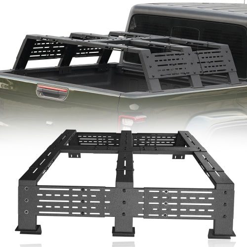 12.2" High Overland Bed Rack for Mid-size Trucks (Jeep Gladiator JT & Ford Ranger & GMC & Chevrolet Colorado) - LandShaker