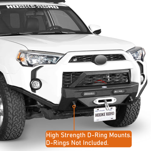 LandShaker Stubby Front Bumper w/LED spotlights (14-24 Toyota 4Runner, Excluding Limited & Nightshade)