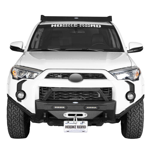 LandShaker Stubby Front Bumper w/LED spotlights (14-24 Toyota 4Runner, Excluding Limited & Nightshade)