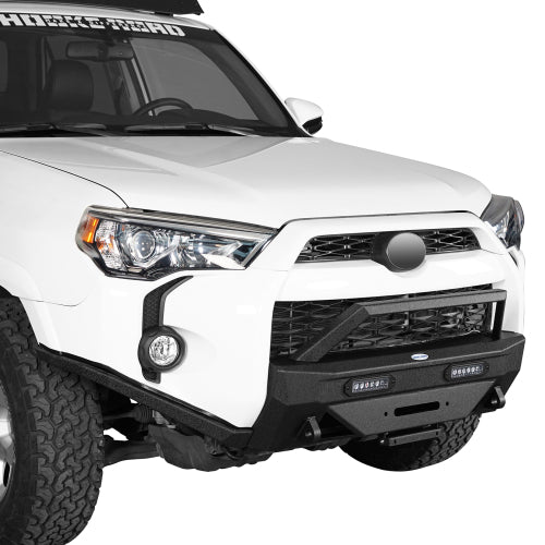 LandShaker Stubby Front Bumper w/LED spotlights (14-24 Toyota 4Runner, Excluding Limited & Nightshade)