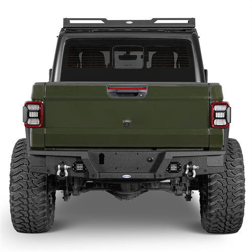 Mid Width Front Bumper & Rear Bumper(20-25 Jeep Gladiator JT)-LandShaker