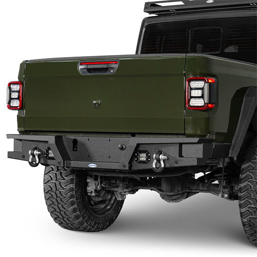 Mid Width Front Bumper & Rear Bumper(20-25 Jeep Gladiator JT)-LandShaker